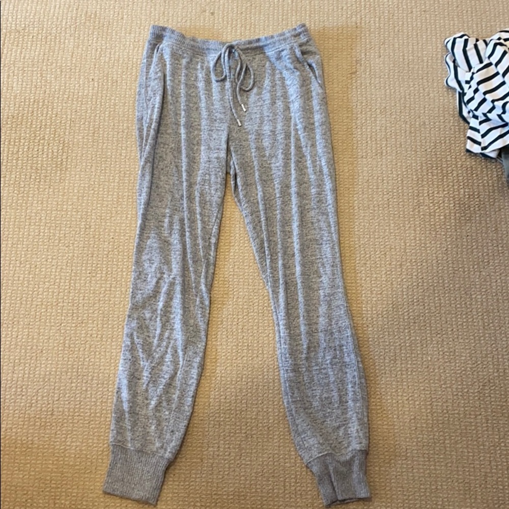 Grey sweatpants